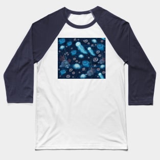 Bioluminescent Jellies Baseball T-Shirt